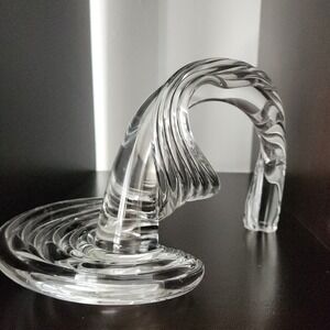 Rare Thomas Buechner III All Clear Heechee Glass Art Sculpture 1991 Vitrix